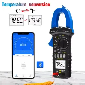 HP-7200-APP HOLDPEAK Bluetooth Clamp Meter Multimeter Trms Ac
