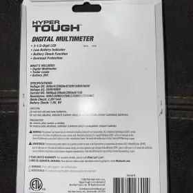 TD35069B HYPER TOUGH Digital Multimeter Lcd Box #2