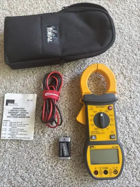 42TA IDEAL Digisnap Digital Clamp Meter Volt Ammeter Battery