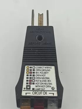 61-038 IDEAL Stat Gard Circuit Tester Volts #2