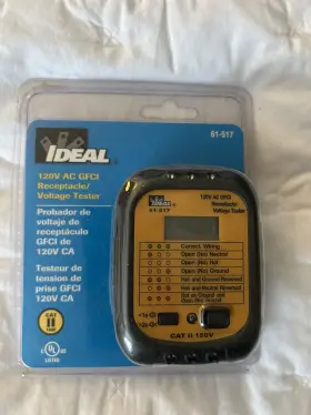 61-517 IDEAL Ac Gfci Receptacle Voltage Tester #3