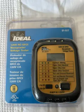 61-517 IDEAL Ac Gfci Receptacle Voltage Tester