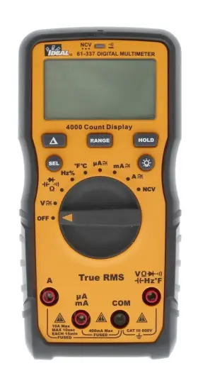 MO61-337 IDEAL INDUSTRIES Auto Multimeter Digital Display Ac