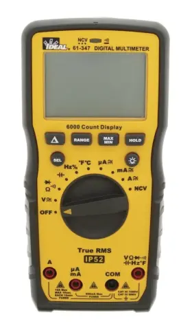 MO61-347 IDEAL INDUSTRIES Auto Multimeter Digital Resistance