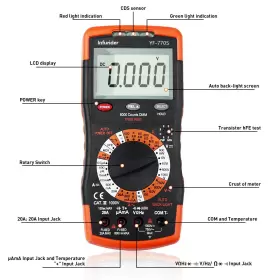 313049283281 INFURIDER Digital Multimeter Trms Avometer Volt #3
