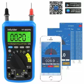 763032321924 INFURIDER Digital Multimeter Auto Voltmeter Dmm
