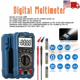 ZD600010A600VXDM7 JOAUIAX Digital Multimeter Tester Ac Ncv