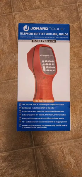 TBS100 JONARD TOOLS Telephone Butt Set