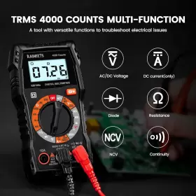 691060479433 KAIWEETS Digital Multimeter Voltage Tester Volt #2