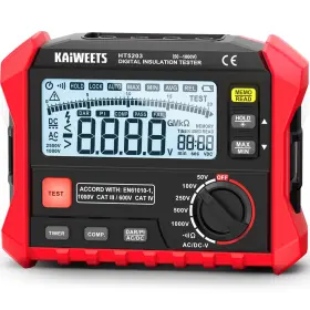 KE1000 KAIWEETS Megohmmeter Insulation Resistance Centimeters