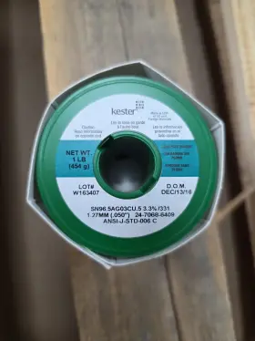 24-7068-6409 KESTER Solder Wire Water Soluble Lead