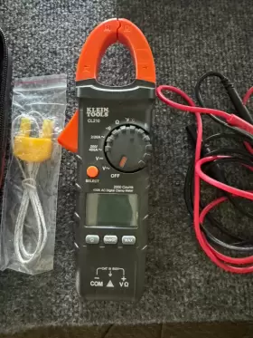 CL210 KLEIN TOOLS Auto Digital Clamp Meter Amp Ac #3