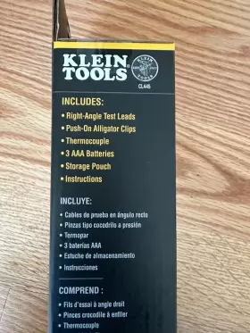 CL445 KLEIN TOOLS Hvac Clamp Meter Leads #3