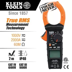 313104765707 KLEIN TOOLS Digital Clamp Meter Circuit Breaker #3