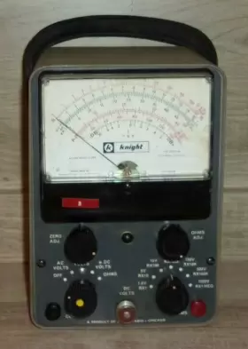 440-06235 KNIGHT Allied Radio Voltage Voltmeter Meter