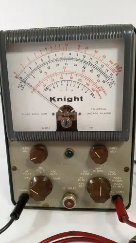 SK525 KNIGHT Allied Radio Voltmeter Multimeter Leads