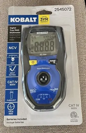 2545072 KOBALT Digital Multimeter Cat Iv