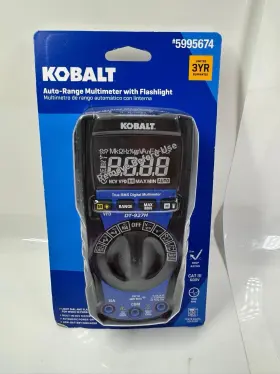 5995674 KOBALT Auto Digital Multimeter Flashlight