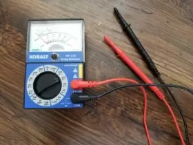 2545068 KOBALT TOOLS Analog Multimeter Cat