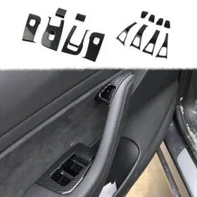 19-TSLMD3-004 KORLOT Carbon Fiber Interior Door Window Switch