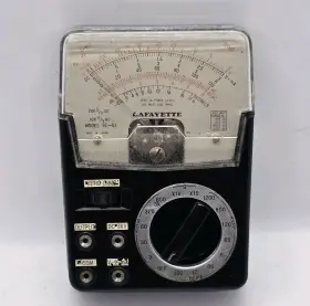TE-51 LAFAYETTE Analog Multimeter Tester Vom Meter
