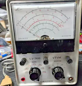 LV-76B LEADER Vacuum Tube Voltmeter Accurate Probe Manual