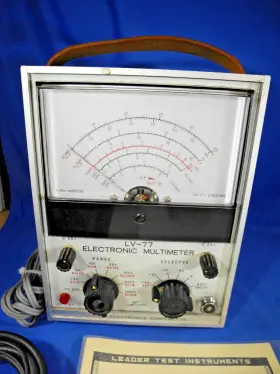 LV-77 LEADER Multimeter Probes Manual Clean #2