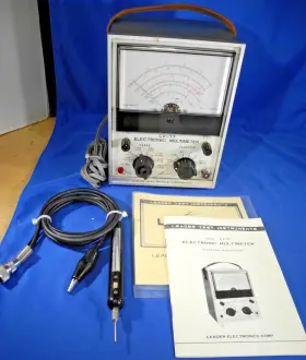 LV-77 LEADER Multimeter Probes Manual Clean