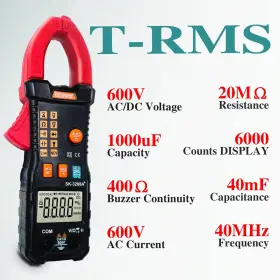 241565574085 LETONNEY Digital Clamp Meter Multimeter Ac #2