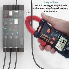 241565574085 LETONNEY Digital Clamp Meter Multimeter Ac #3