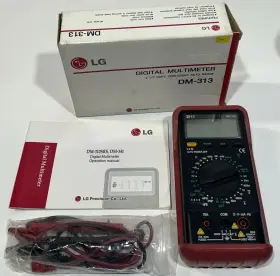 DM-313 LG Digital Voltage Multimeter Leads