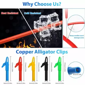 T267190-L001302035FBA LINKSTYLE Leads Probe Alligator Clips #2