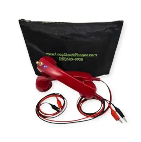 ES001-R LOOP CHECK PHONES Continuity Electrician Phone Set