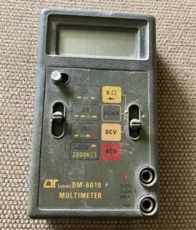 DM-6019 LUTRON Digital Multimeter Leads