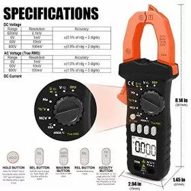 705114967071 LYCEBELL Digital Clamp Meter Multimeter Ac Amp #2