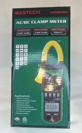 MS2108A MASTECH Ac Clamp Meter Digital Multimeter Cat