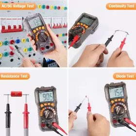728990021774 MASTFUYI Digital Multimeter Tester Ncv Contact #2