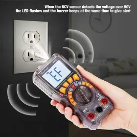 728990021774 MASTFUYI Digital Multimeter Tester Ncv Contact #3