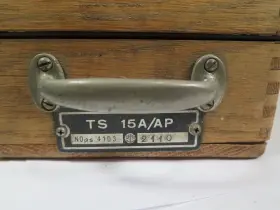 111-B MEASURMENTS Ts Ap Flux Meter Gauss Wwii Wood #3