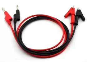 729388727124 MEETOOT Banana Plug Crocodile Alligator Clip