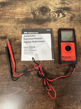 PM55 METERMAN Digital Multimeter Pocket Meter Battery