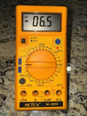 M-3650 METEX Meter Ac Volts Resistance Frequency
