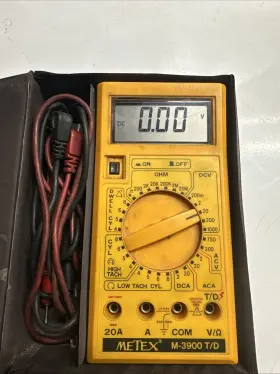 M-3900 METEX Digital Multimeter Tester #3