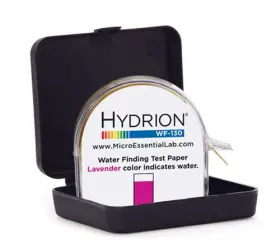 WF-130 MICROESSENTIAL Hydrion Water Finder Tester Roll