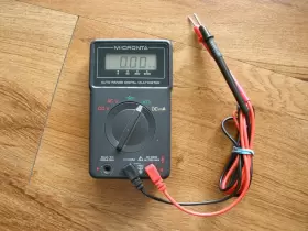 22-166A MICRONTA Digital Lcd Multimeter Autoranging Meter