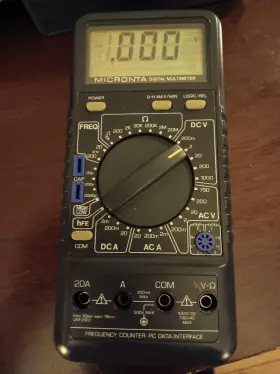 22-182 MICRONTA Radio Digital Multimeter #3
