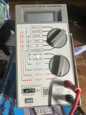 22-191 MICRONTA Digital Multimeter Box #2