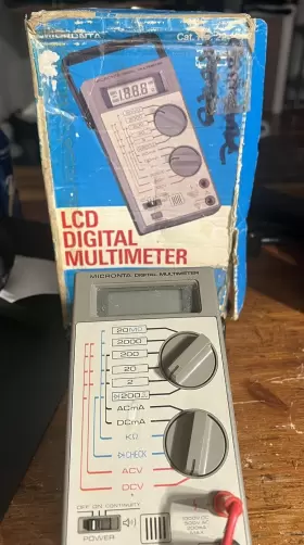 22-191 MICRONTA Digital Multimeter Box