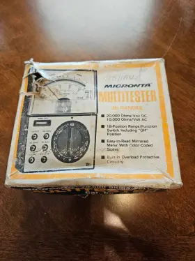 22-202B MICRONTA Multitester Cat Boxed Manual #3