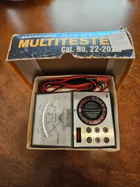 22-202B MICRONTA Multitester Cat Boxed Manual